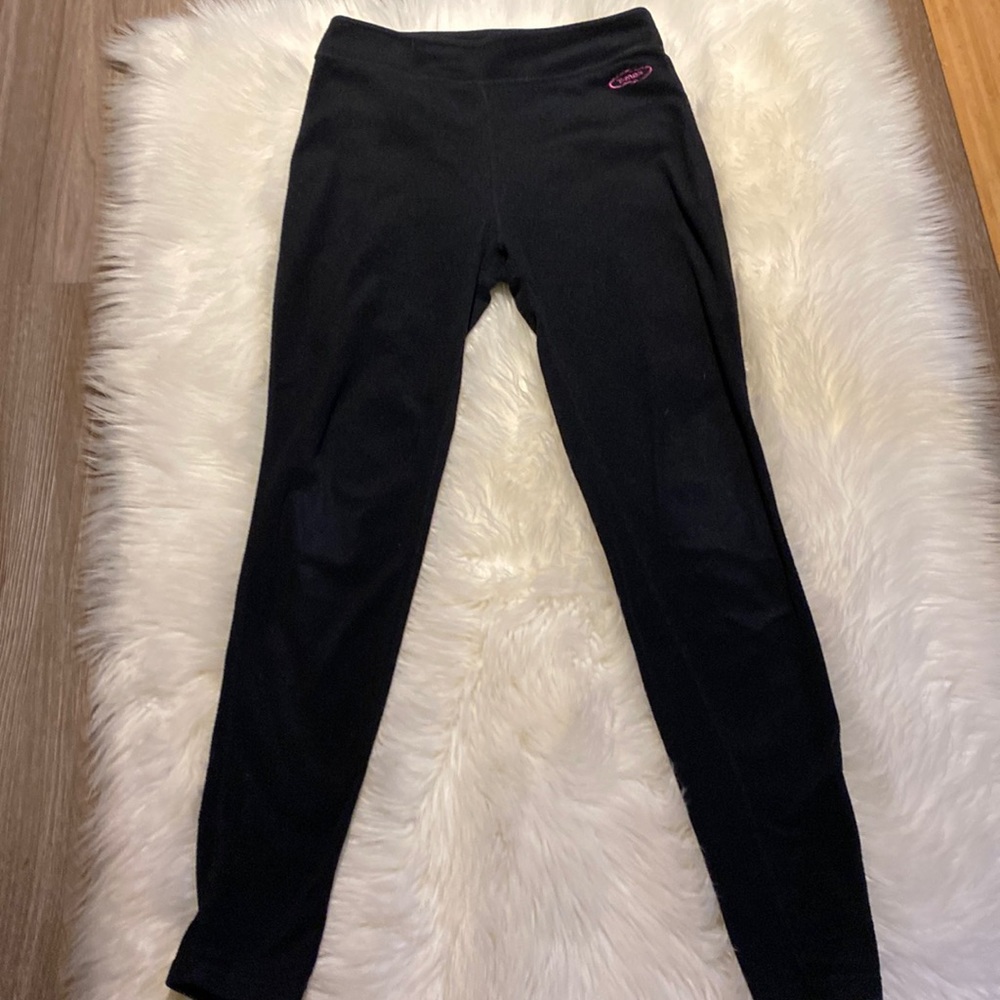 T-max Womens Fleece Thermal legging Base Layer pant Size Small Black